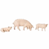 Pigs For A Nativity Scene - 3 Piece - 5 Inch Scale