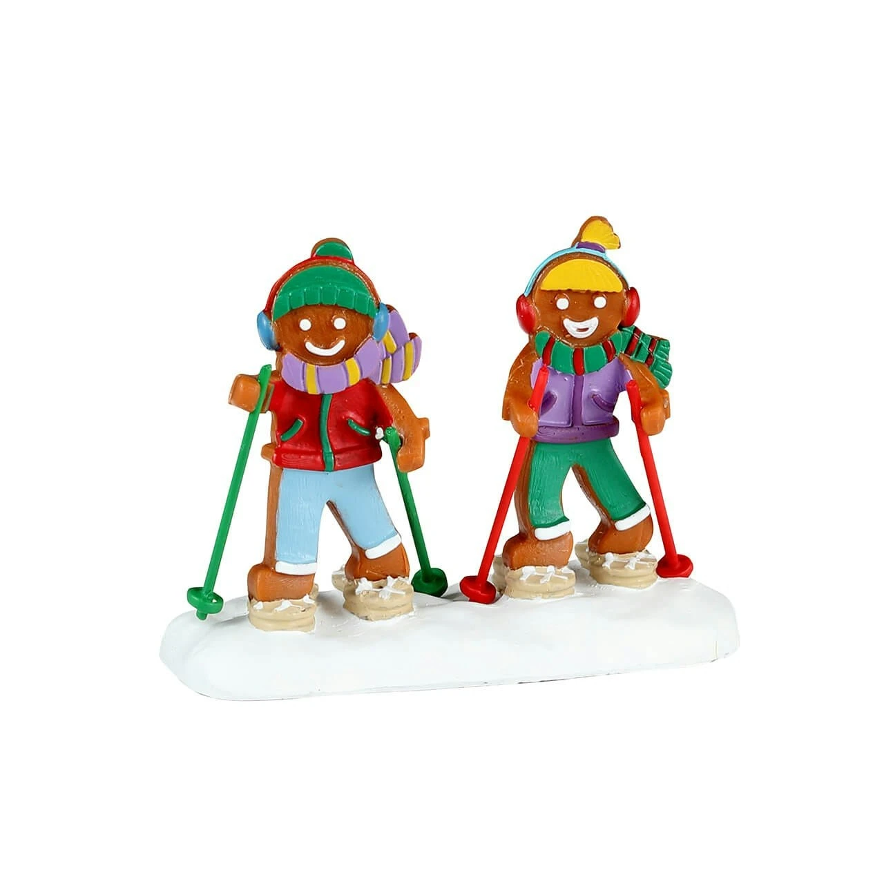 Lemax Snowshoe Gingerbread Walkers 1 Lemax Snowshoe Gingerbread Walkers