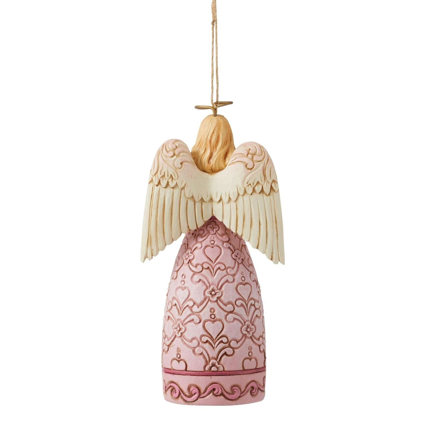 The Rose Pink Angel Ornament 2 The Rose Pink Angel Ornament - Image 2