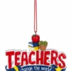 Teachers Change The World Ornament