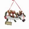 Kurt Adler Moose Ornament For Personalization - Family Of 4