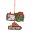 Hiking Ornament - Hike More And Worry Less