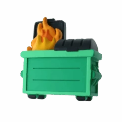 Dumpster Fire - Ornament
