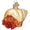 Old World Christmas Hermit Crab Glass Ornament