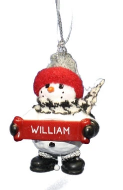 Cozy Snowman Ornament (Letters S - Z) - -Country Christmas Loft Shop mhxt9jhuv5zxr2wkh1wq