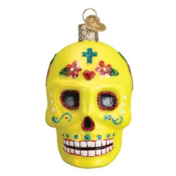 Sugar Skull Ornament -Country Christmas Loft Shop mlnoeodl8dbepir06kah