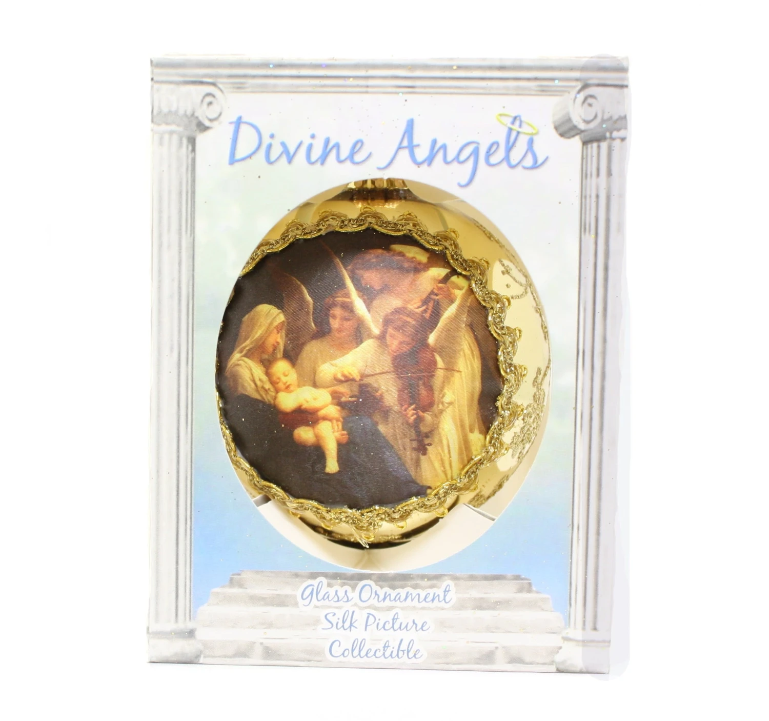 Krebs Divine Angels On Silk 2025 Ornament - Song Of The Angels 1 Krebs Divine Angels On Silk 2025 Ornament - Song Of The Angels