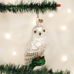 Great White Owl Glass Ornament 8 Great White Owl Glass Ornament -Country Christmas Loft Shop mnku8eggtswv6mlg8cvy