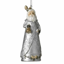 Silver Vintage Santa Ornament - -Country Christmas Loft Shop mnlljnr2fa4v6pnrkc2s