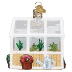 Greenhouse Glass Ornament -Country Christmas Loft Shop mpdjlaadcl4wuv72psv0