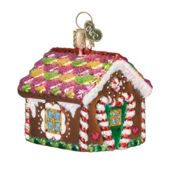 Old World Christmas Small Gingerbread House Ornament