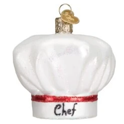 Chef Hat Glass Ornament -Country Christmas Loft Shop mvpz5samihyek11jpgj4