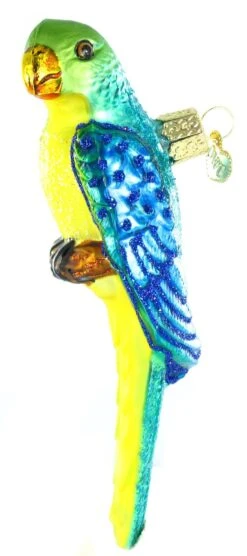Parakeet Glass Ornament -Country Christmas Loft Shop mwcnuaxpslpbornc2ync