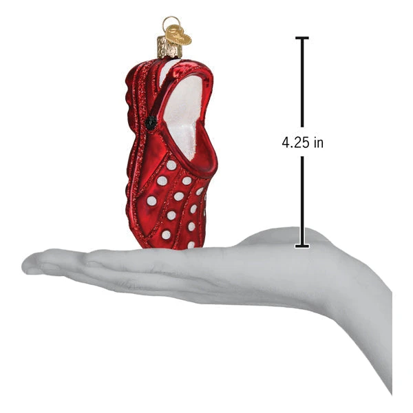 Rubber Clog Glass Ornament 5 Rubber Clog Glass Ornament - Image 5