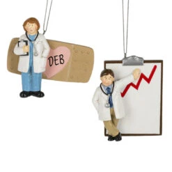 Doctor With Chart Ornament - Male -Country Christmas Loft Shop n9nbk0fjveefzdk9yllx