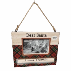 Spinning Frame Ornament - Dear Santa -Country Christmas Loft Shop nczejuw1kgciztf4fnoq