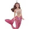 Kurt Adler Mermaid With Glittered Tail Ornament - Pink