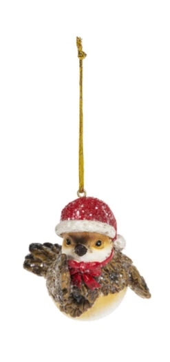 Santa Birds Ornament - Style #4