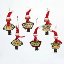 Kurt Adler 3.5 Inch Mom's Favorite Ornament - First Boy -Country Christmas Loft Shop nh4mbr1uetnjojalcg4p