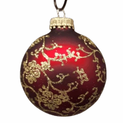 Krebs Value Glass Ball 4 Pack - Regal Festivity -Country Christmas Loft Shop nldepkzujsfhwyrvxksw