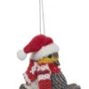 Cozy Bird Ornament - Warmest WISHES To You And Yours