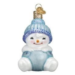 Snow Baby Boy Ornament