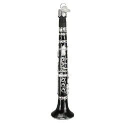 Clarinet Glass Ornament