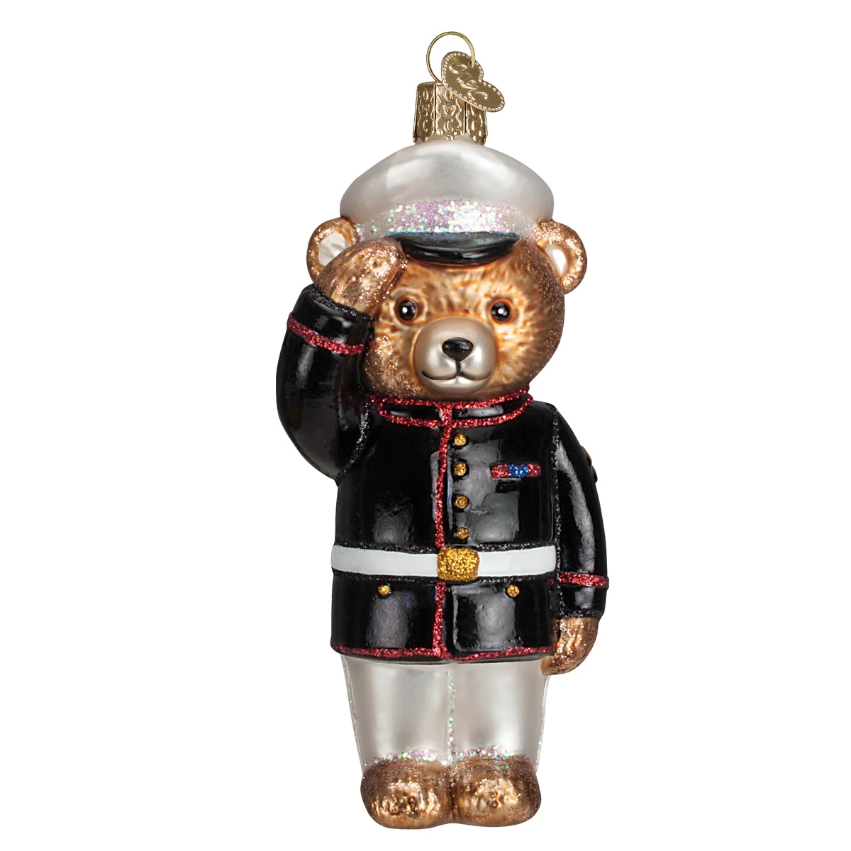 Old World Christmas Marine Bear Glass Blown Ornament 1 Old World Christmas Marine Bear Glass Blown Ornament