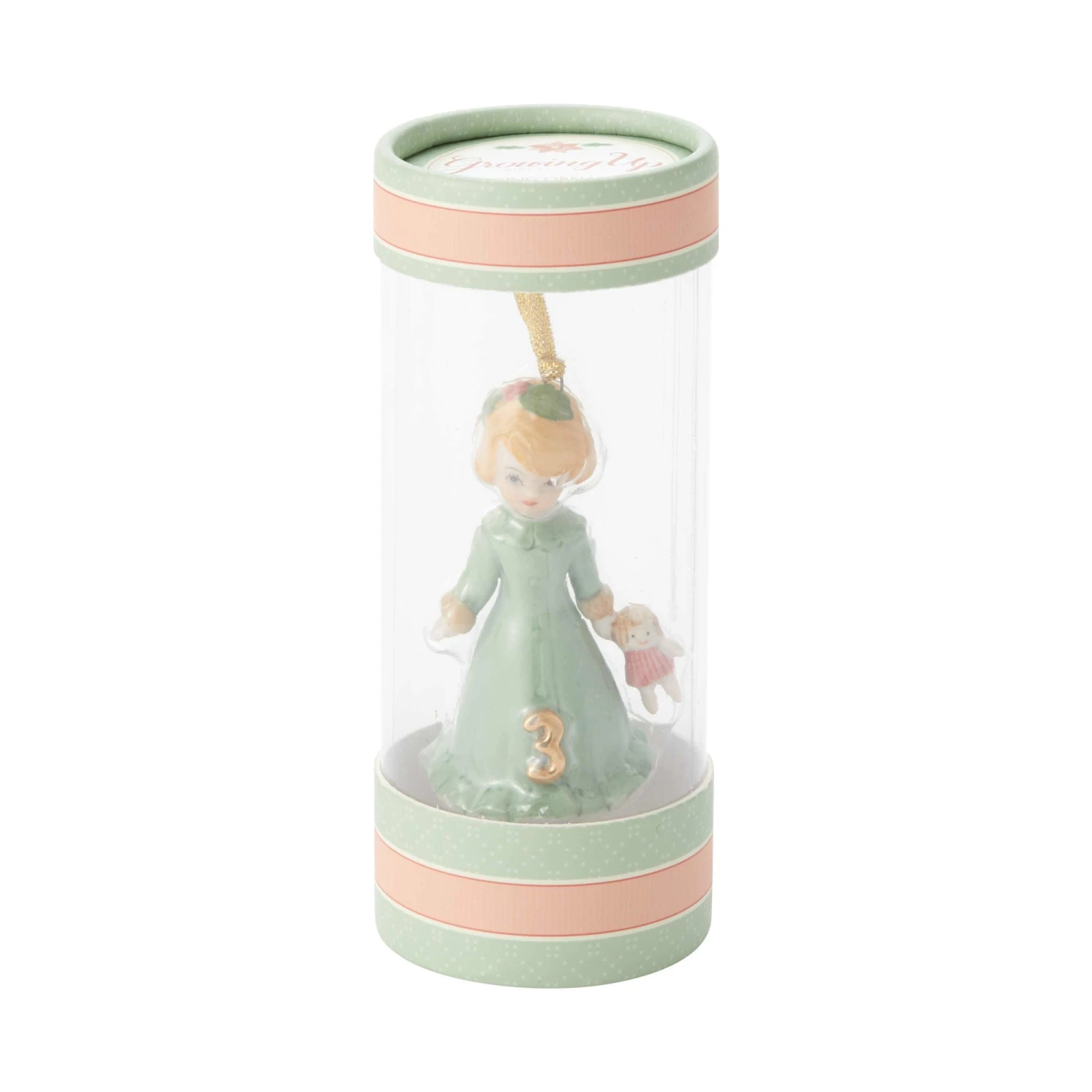 Enesco Growing Up Girl Ornament - Blonde Age 3 1 Enesco Growing Up Girl Ornament - Blonde Age 3