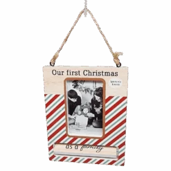 Spinning Frame Ornament - Our First Christmas -Country Christmas Loft Shop ntnbqrclgnmtcsveuhrb