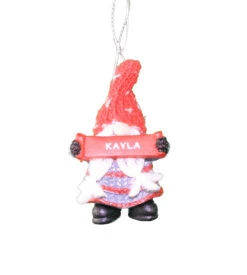 Personalized Gnome Ornament (Letters J-P) - Luke -Country Christmas Loft Shop nupfcworufzaqqhc2kpo