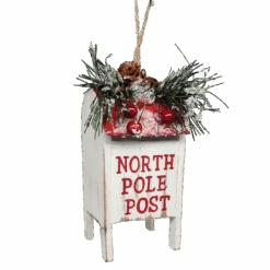 Wooden Christmas Mailbox Ornament - -Country Christmas Loft Shop nvk8gb4mb3slyumb9kza