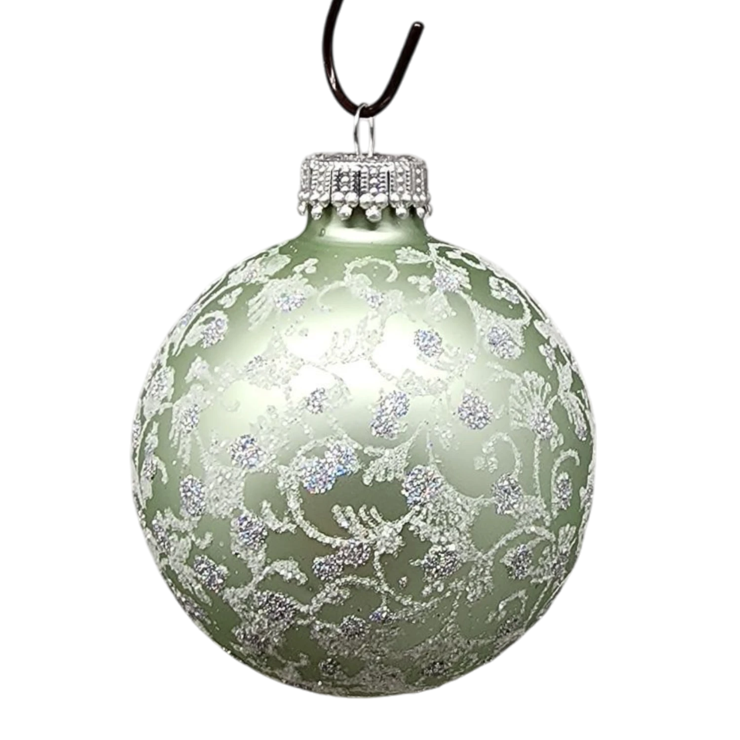 Krebs Value Glass Ornament 4 Pack - Serene Green 2 Krebs Value Glass Ornament 4 Pack - Serene Green - Image 2