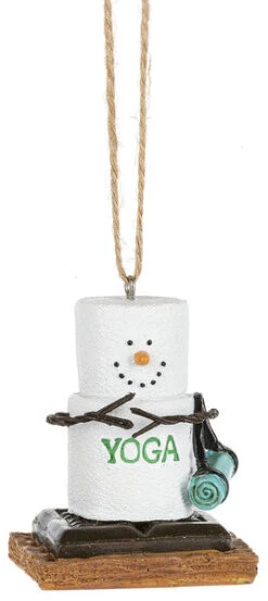 S'mores Yoga Ornament