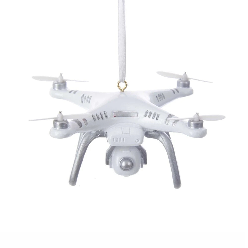 Kurt Adler High Tech Drone Ornament - 3.5 Inches 2 Kurt Adler High Tech Drone Ornament - 3.5 Inches - Image 2