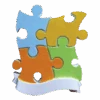 Puzzle Piece Ornament - Family Of 4
