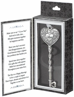 The Key To A Happy Marriage Ornament