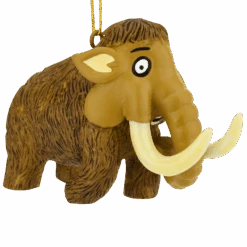 Woolly Mammoth Dinosaur Christmas Ornament