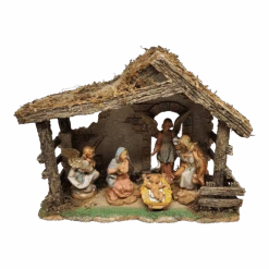 Figure Set With Stable - Fontanini - 5" Scale -Country Christmas Loft Shop ojammjfrrmgt5co50ted