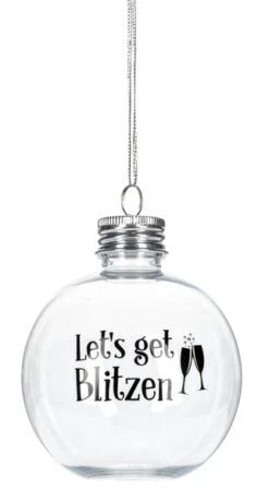 Fillable Cocktail Ornament With Recipe - -Country Christmas Loft Shop oncutarssmddauhwmvfy