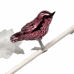 Glass And Enamel Clip On Bird Ornament Set - Pink And Red 7 Glass And Enamel Clip On Bird Ornament Set - Pink And Red -Country Christmas Loft Shop oqb0wwpv5njqabyxl7ky