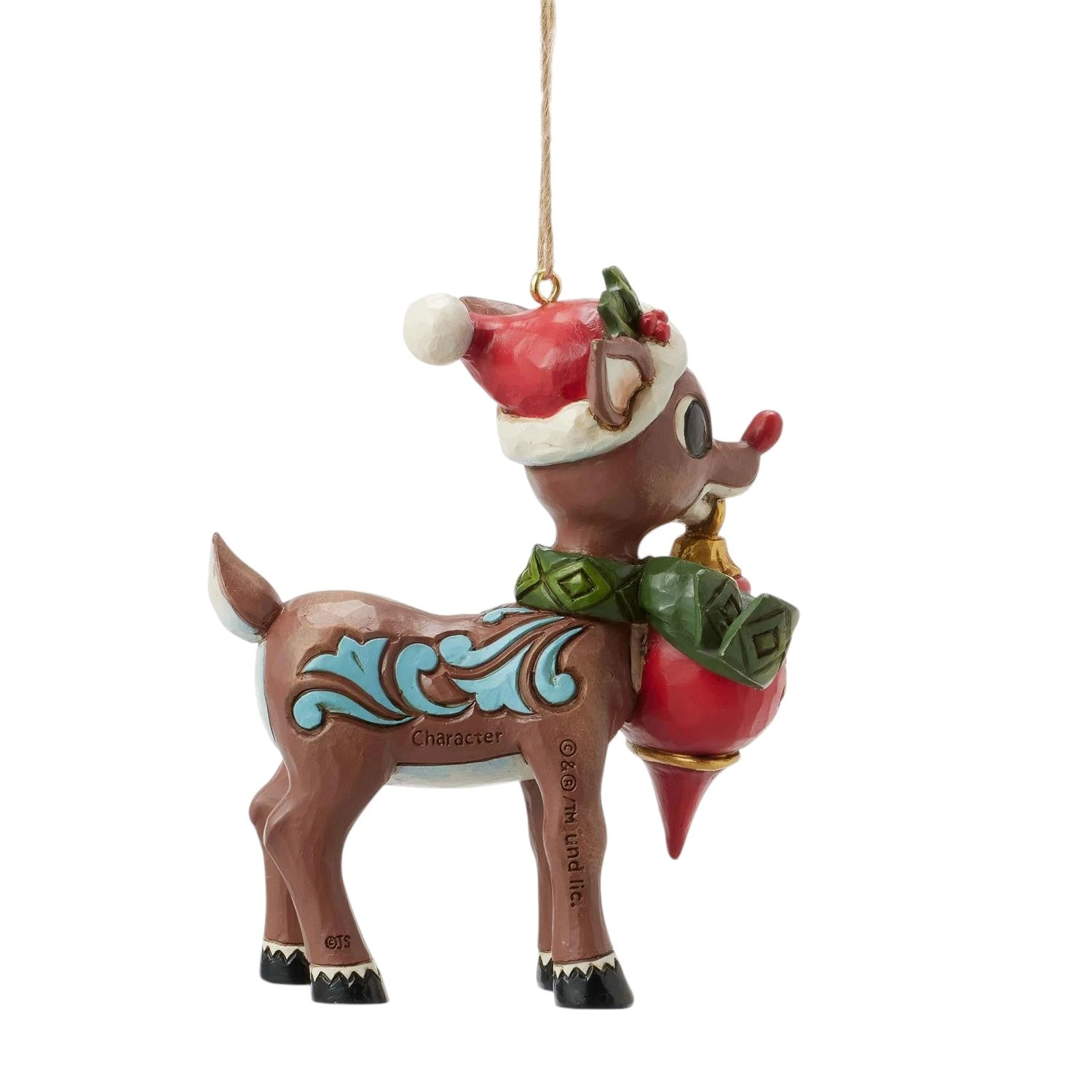 Rudolph With Oversized Ornament - Dated 2025 4 Rudolph With Oversized Ornament - Dated 2025 - Image 4
