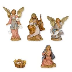 Figure Set With Stable - Fontanini - 5" Scale -Country Christmas Loft Shop otv5lkni8mhzn1yiocsk