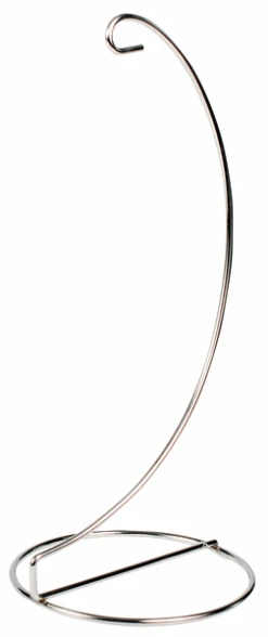 Silver 11 Inch Ornament Stand