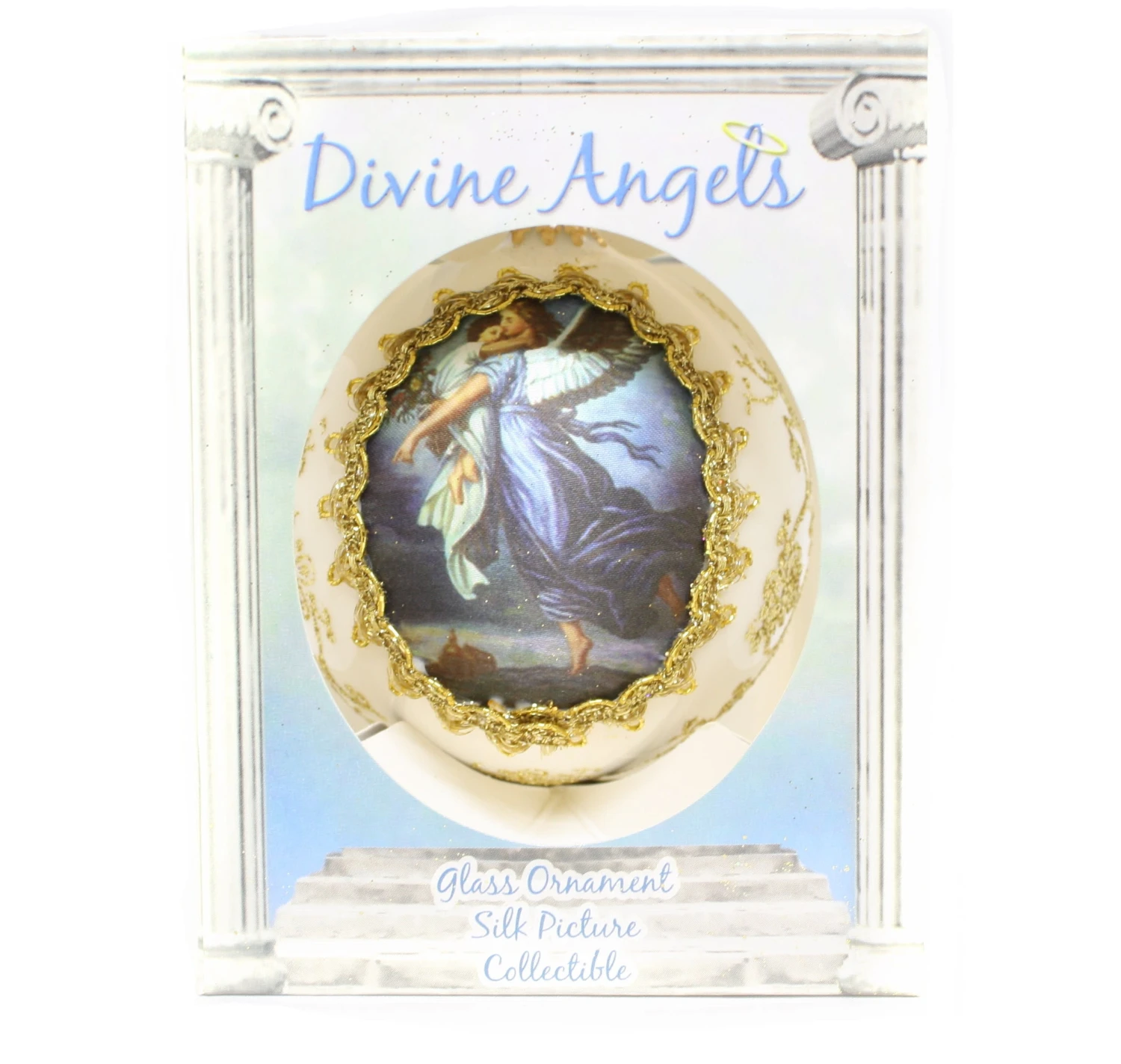 Krebs Divine Angels On Silk 2025 Ornament - You Are Safe 1 Krebs Divine Angels On Silk 2025 Ornament - You Are Safe