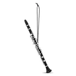 Black Clarinet Ornament - 6.5"