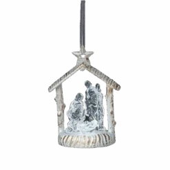 Roman Lighted Holy Family Ornament -