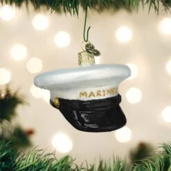 Marines Cap Glass Ornament 7 Marines Cap Glass Ornament -Country Christmas Loft Shop pin5khj1bma0rlth6jlr