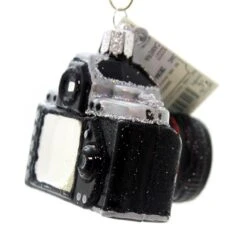 Camera Glass Ornament -Country Christmas Loft Shop pm9lsk0sgjmdkjljhscl