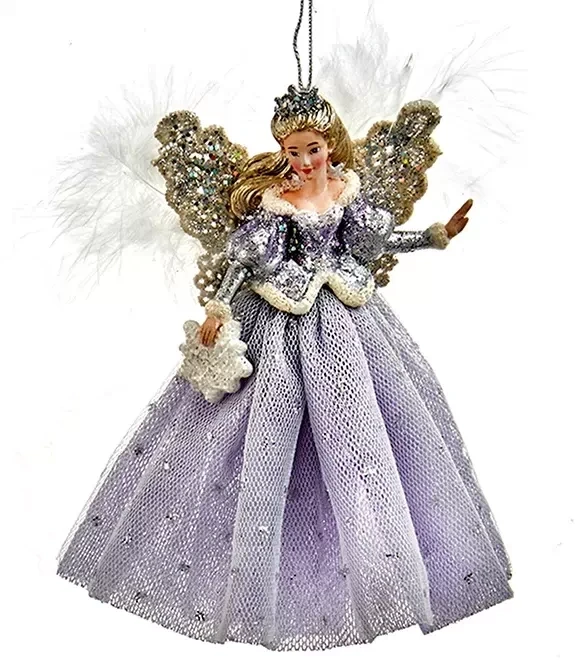 Kurt Adler Lavender Snow Queen Ornament - 2 Kurt Adler Lavender Snow Queen Ornament - - Image 2